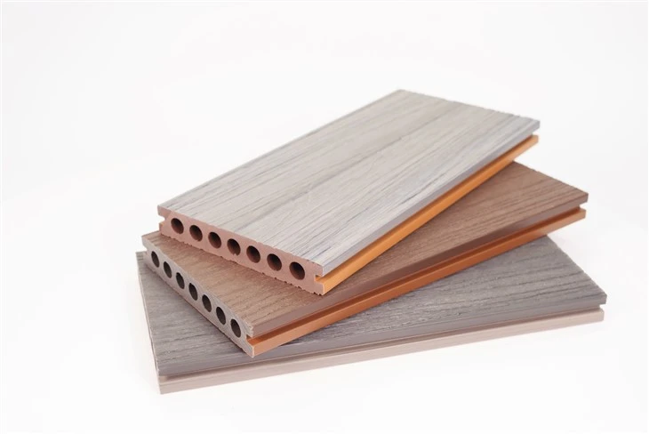 150*22mm Factory Fire-Retardant Wall Panel Building Material WPC Wood Plastic Composite Decking Flooring For Exterior Garden Park Et9396g factory